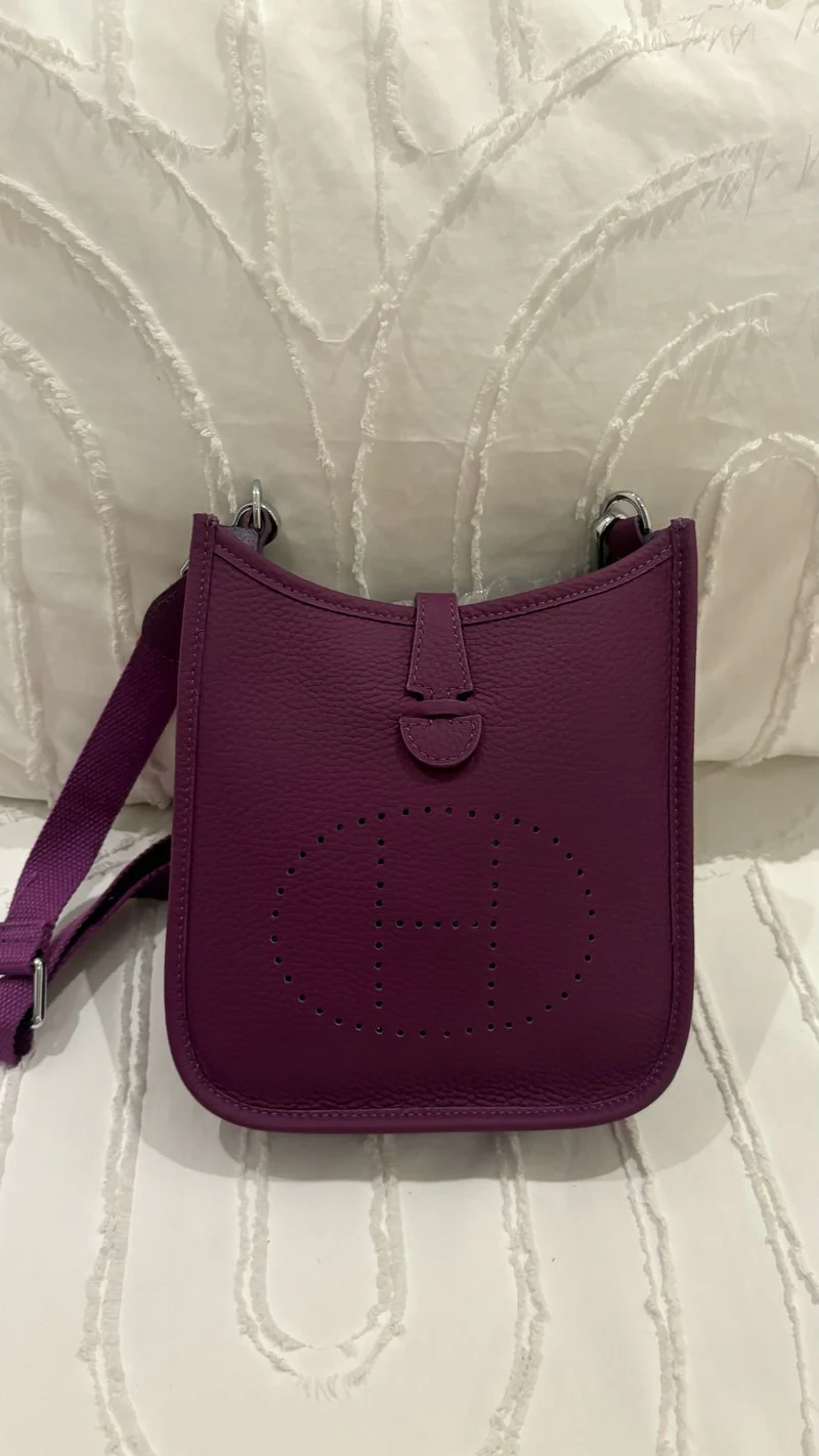 Hermes Evelyne Bag - Purple