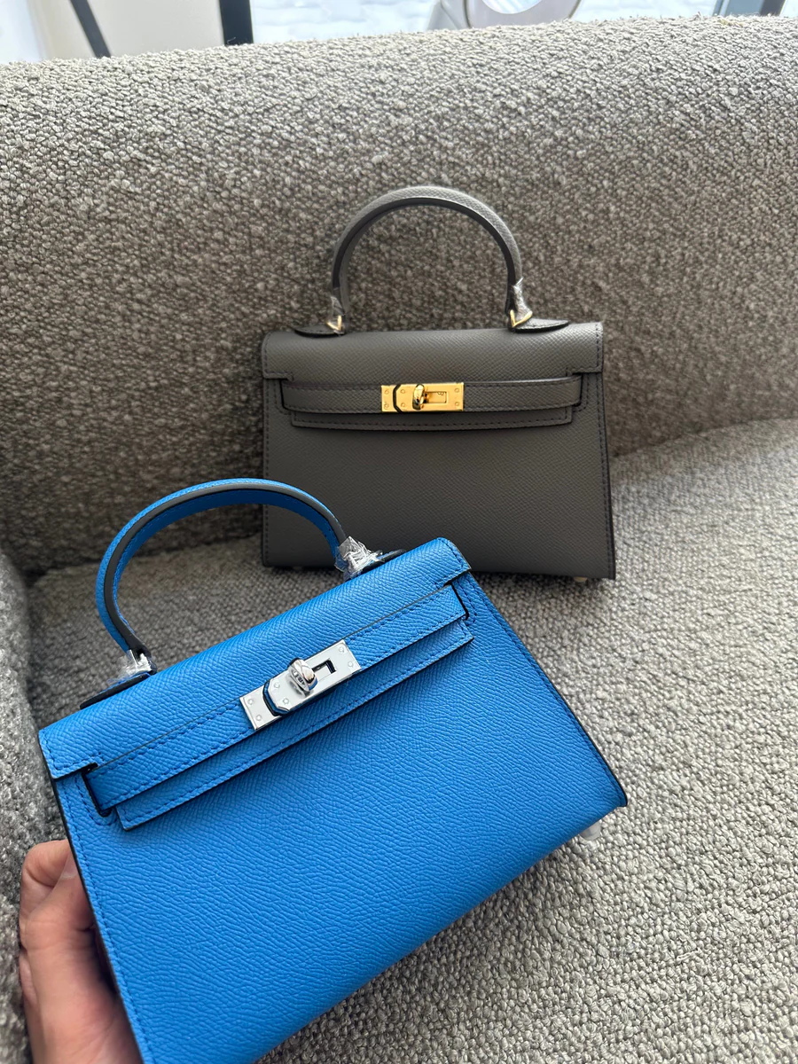 H Bag - Blue | Luxury Mini Bag UAE – Clear UAE