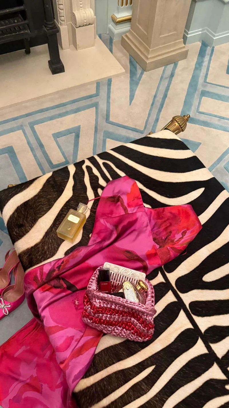 Mix Pink & Red Bag – Luxury Statement Handbag UAE