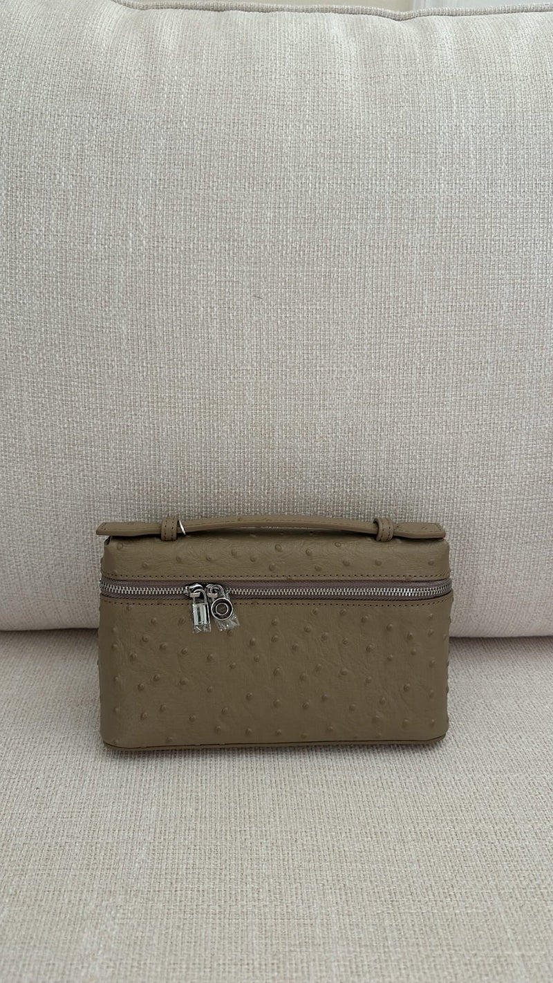 Ostrich Bag - Etoupe