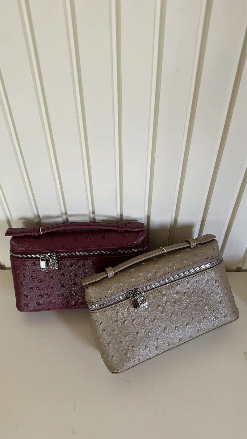 Ostrich Bag - Etoupe