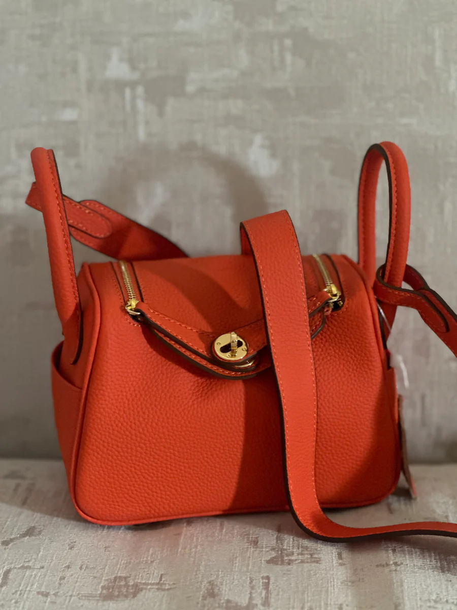Hermes Lindy Bag - Orange