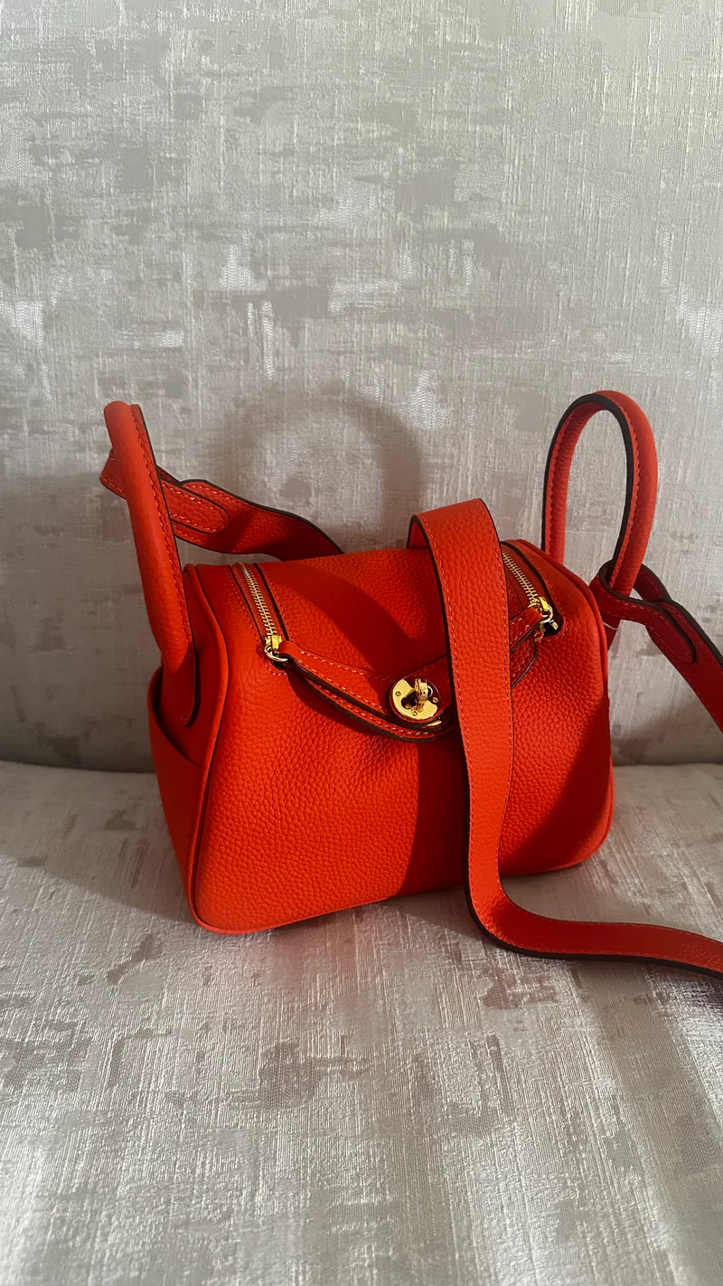 Hermes Lindy Bag - Orange