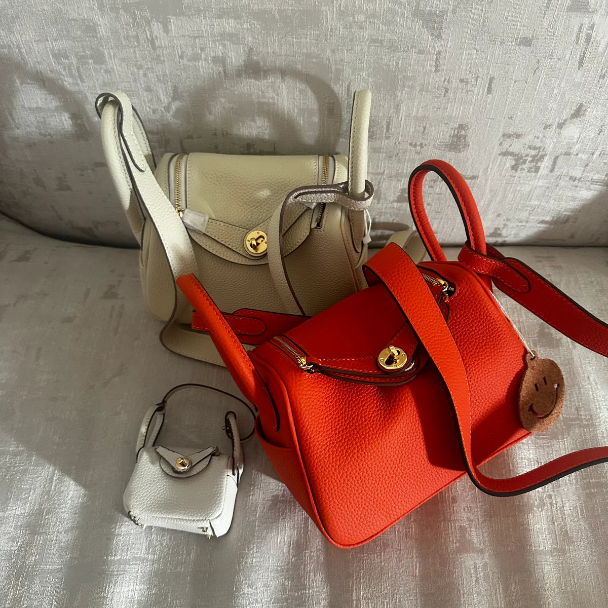 Hermes Lindy Bag - Orange