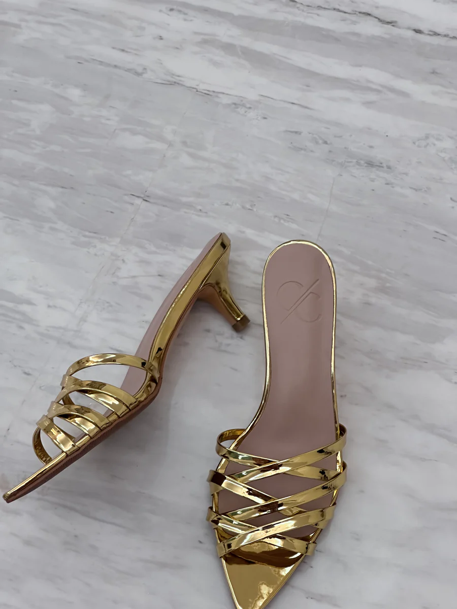 Gold 5cm Heels
