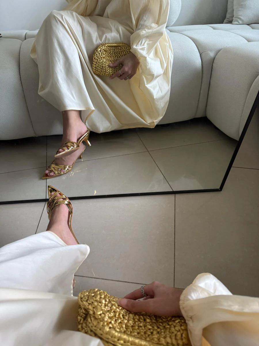 Gold 5cm Heels
