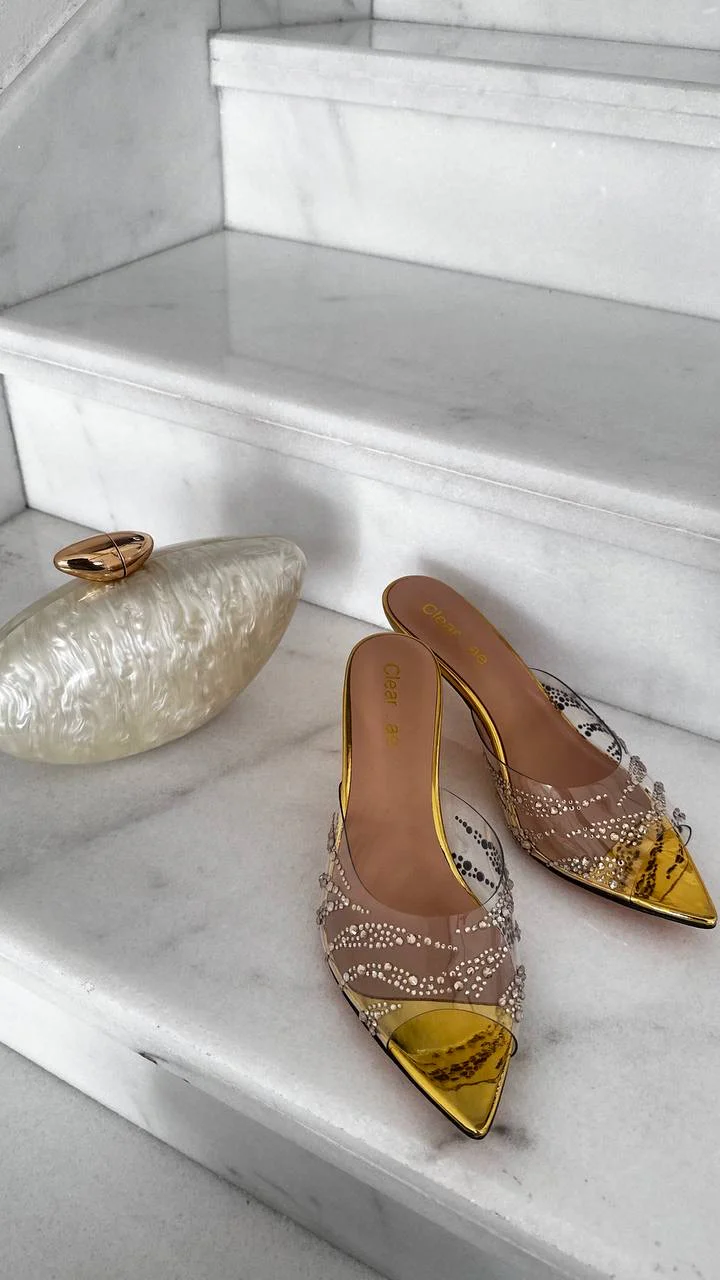Unique Gold Heels – Luxury Statement Shoes for Women