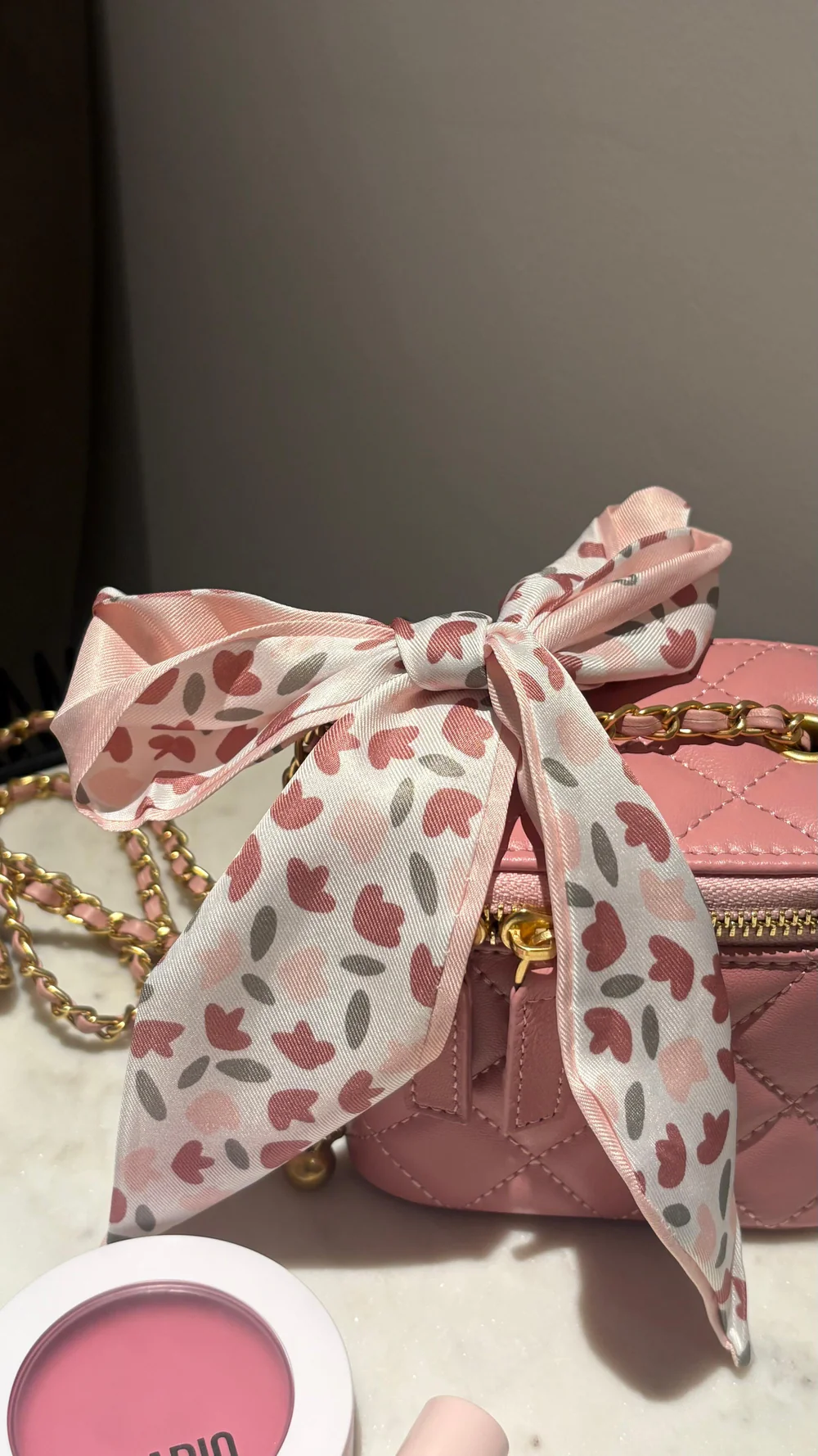 Pink Twilly Scarf