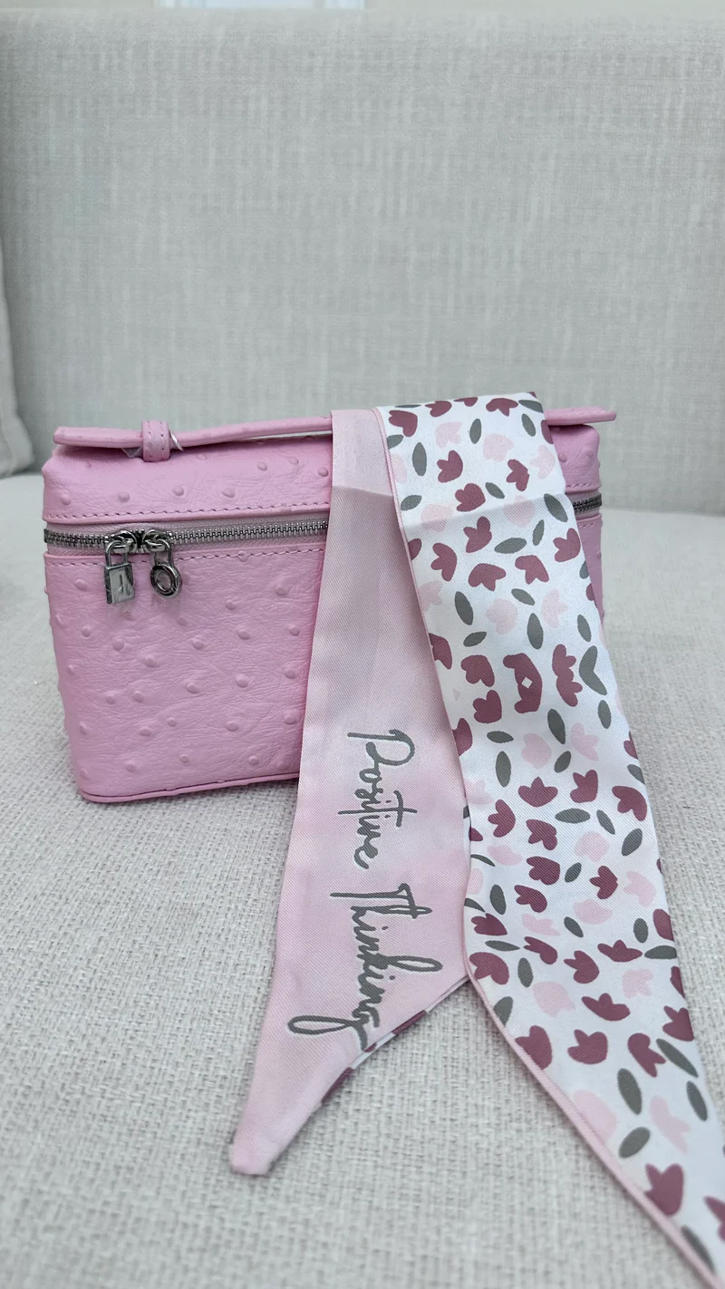 Pink Twilly Scarf