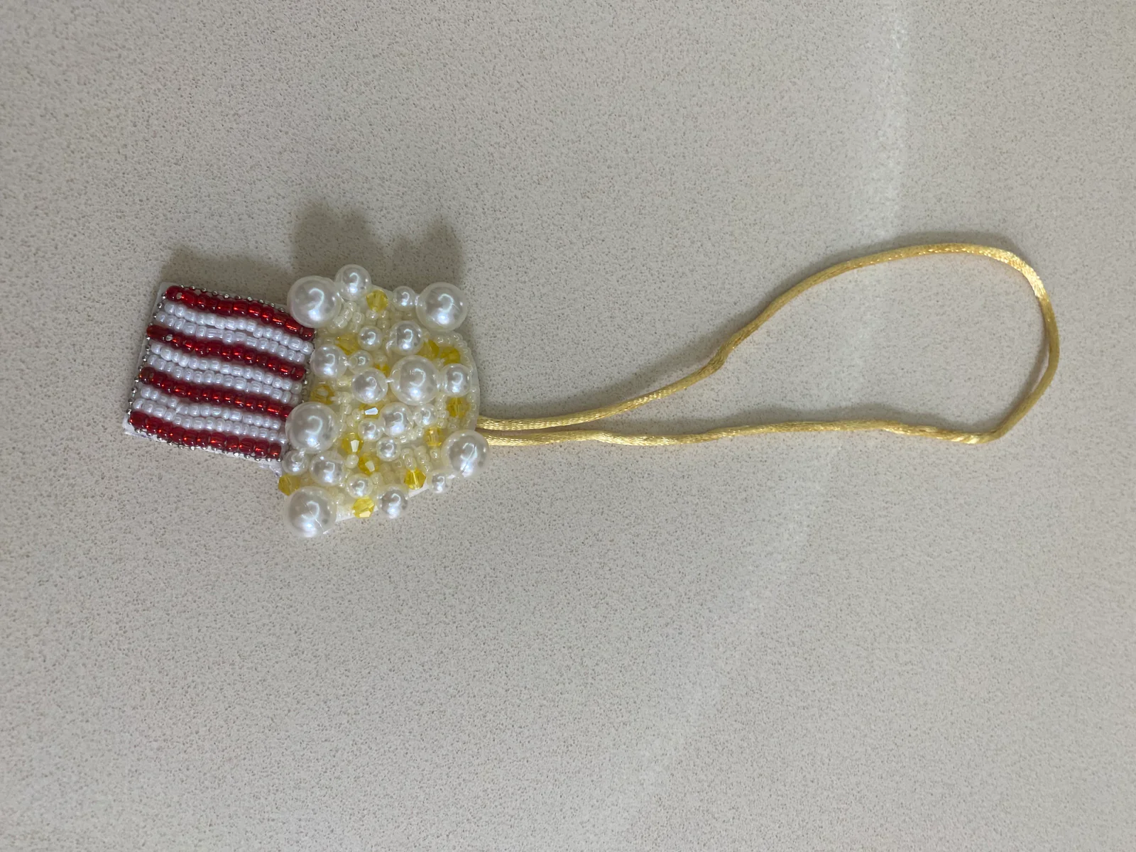 Popcorn Bag Charm