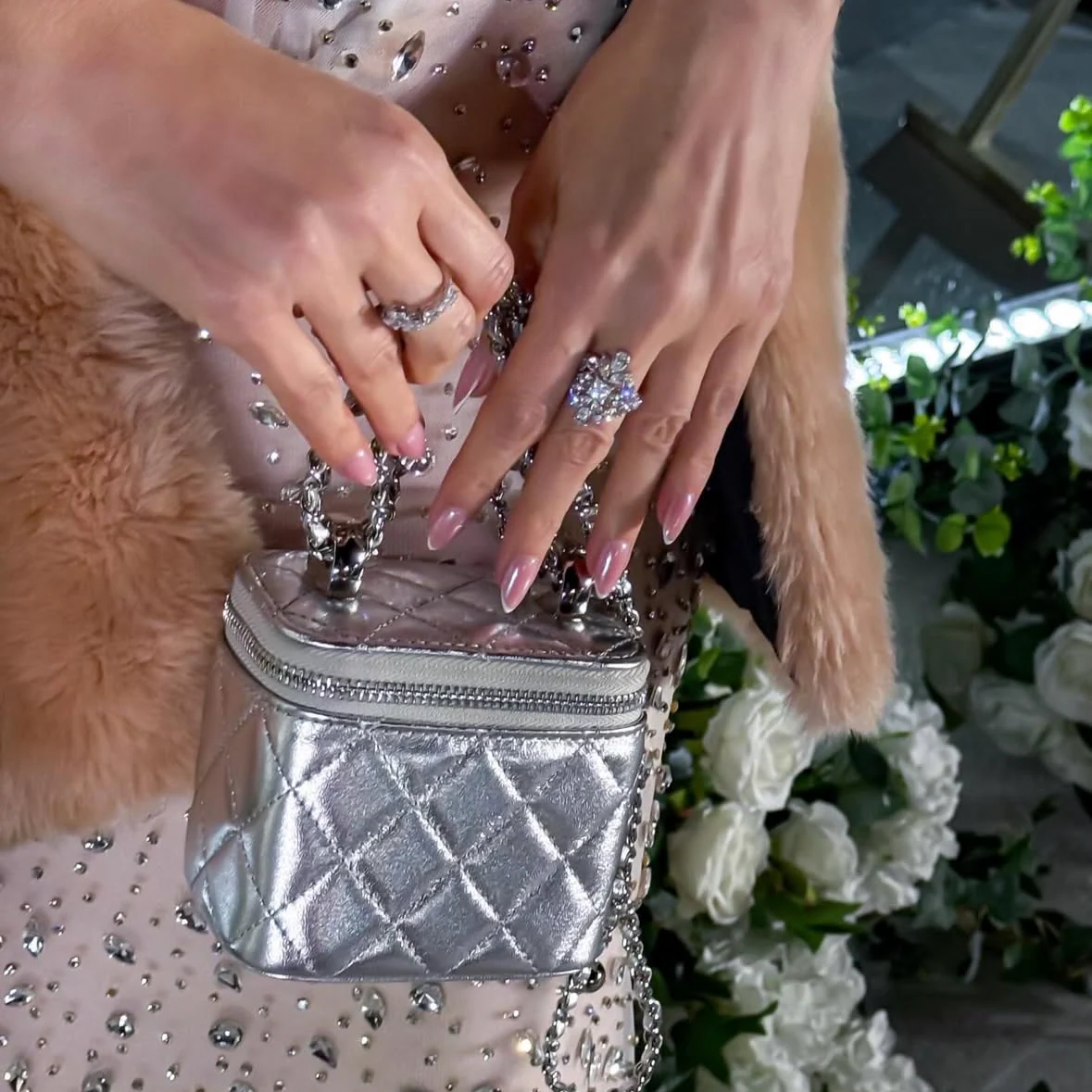 The Micro  silver bag