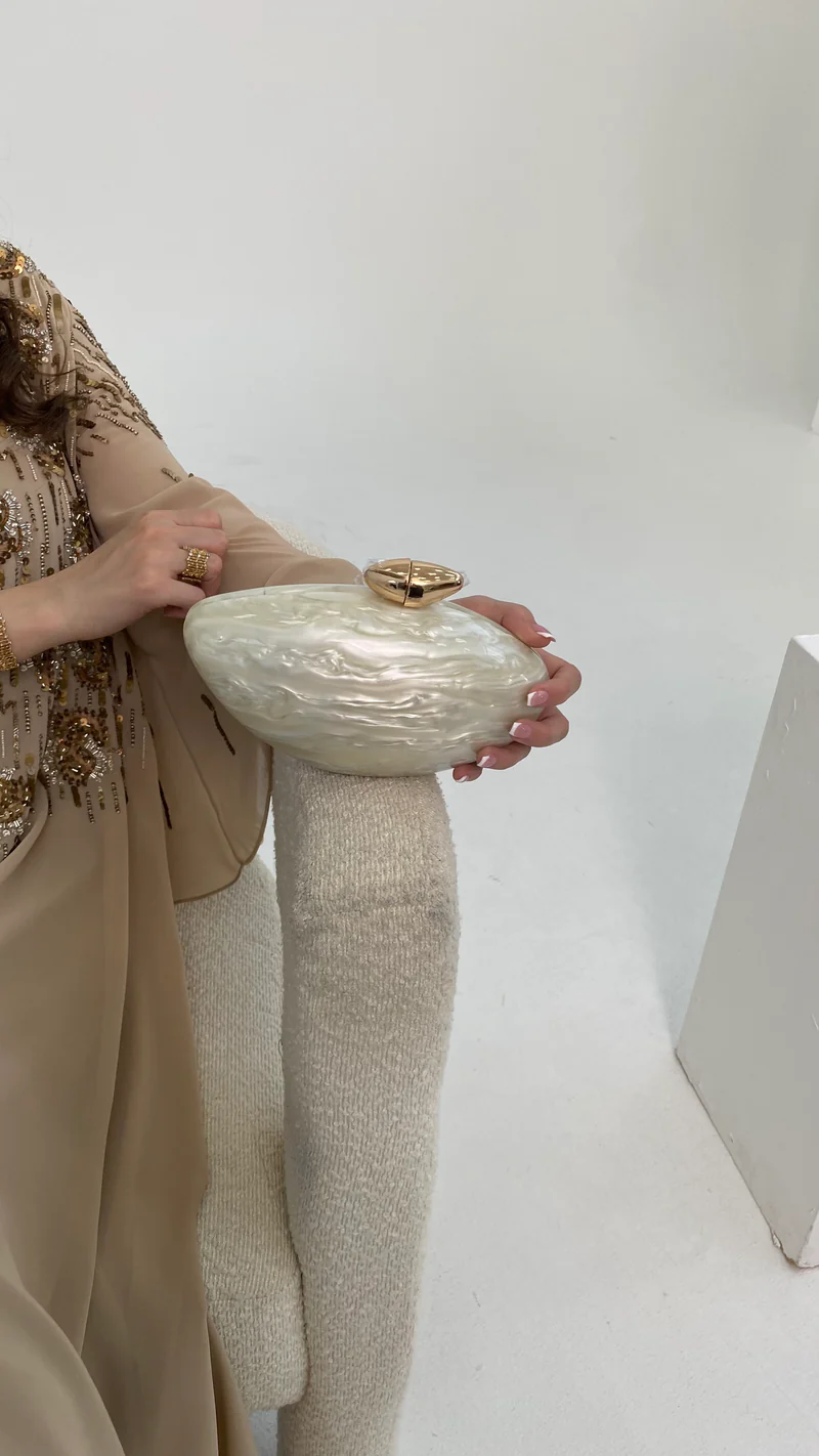 Pearl White Bag