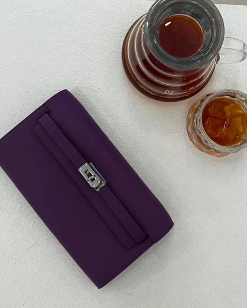 Purple Mini Clutch