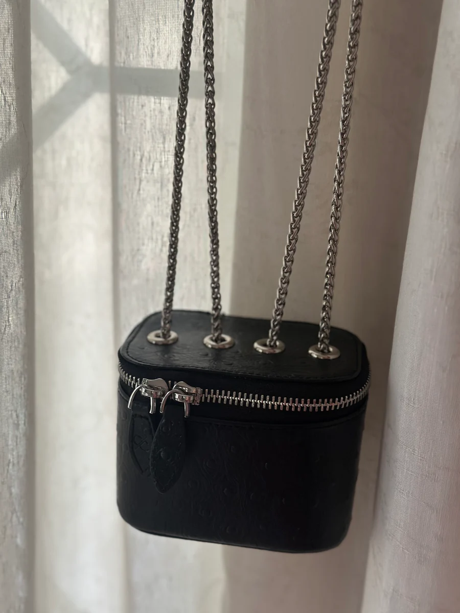 Clear Black Mini Bag