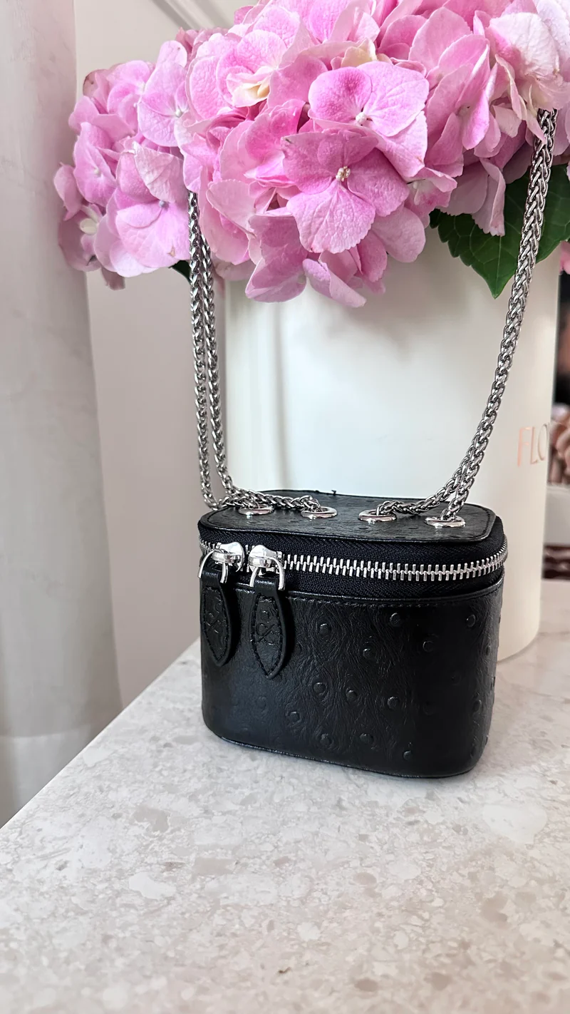 Clear Black Mini Bag