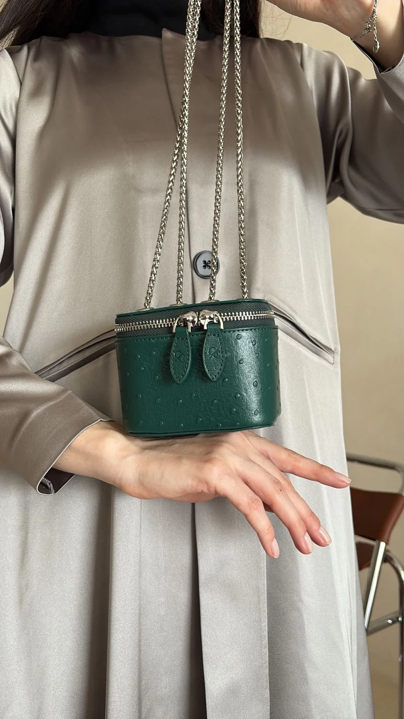 Clear Green Mini Bag