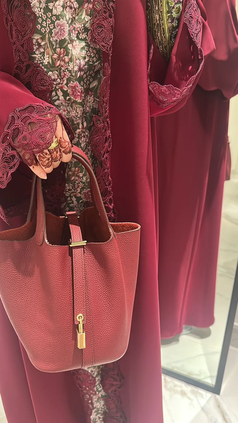 P Maroon Bag – Luxury Women's Handbag UAE
