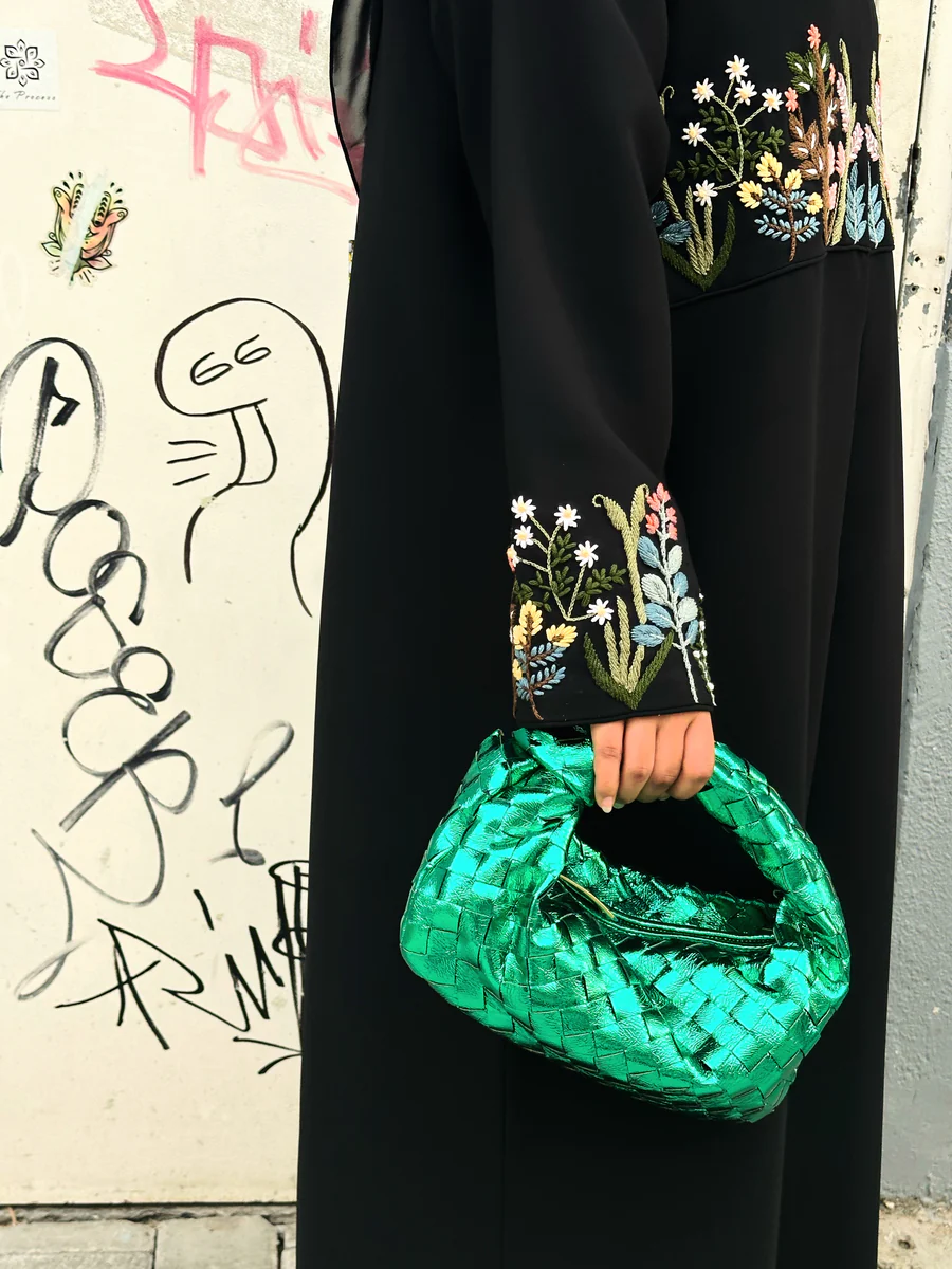 Teen Intrecciato Bag Green