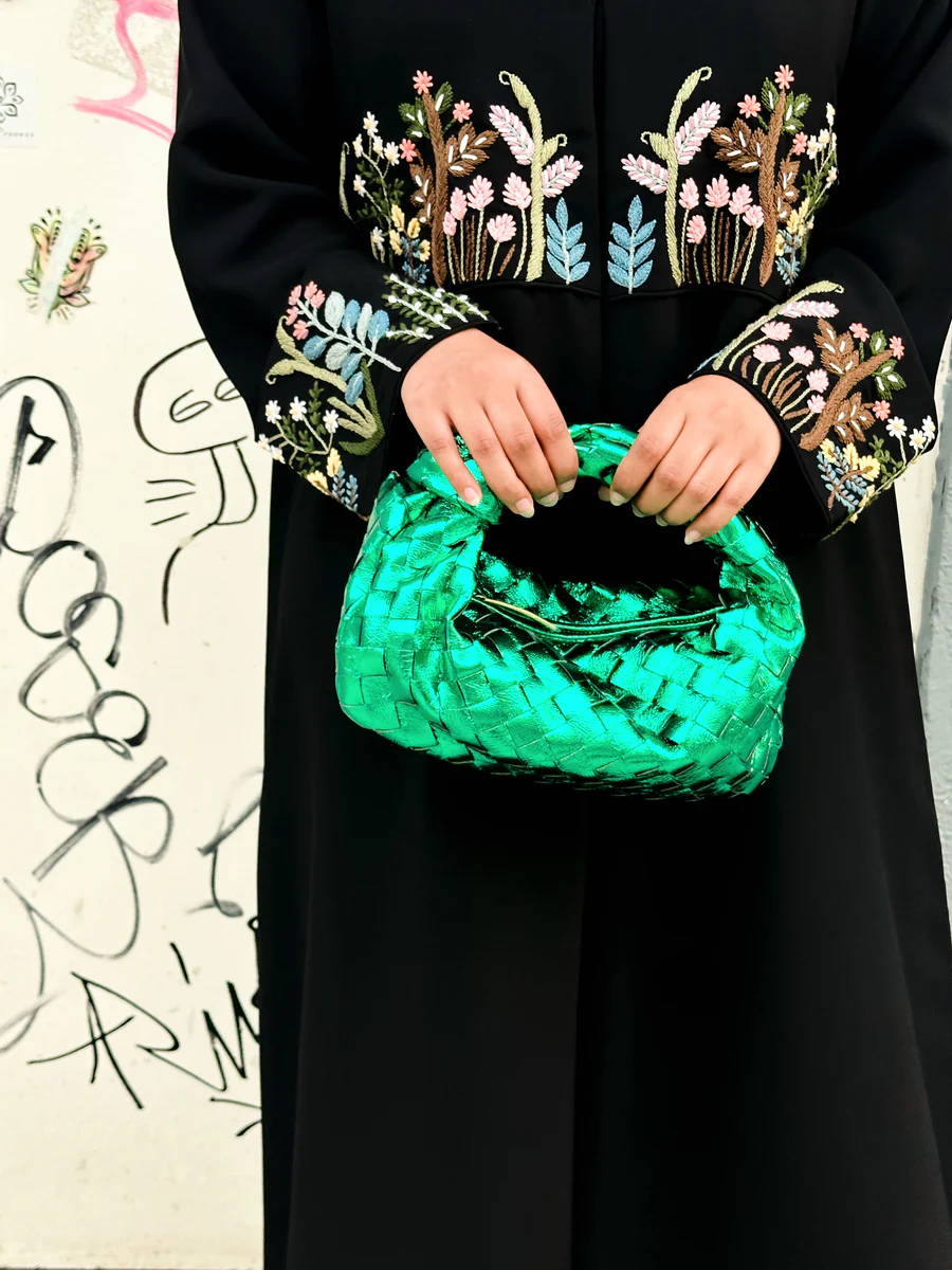 Teen Intrecciato Bag Green