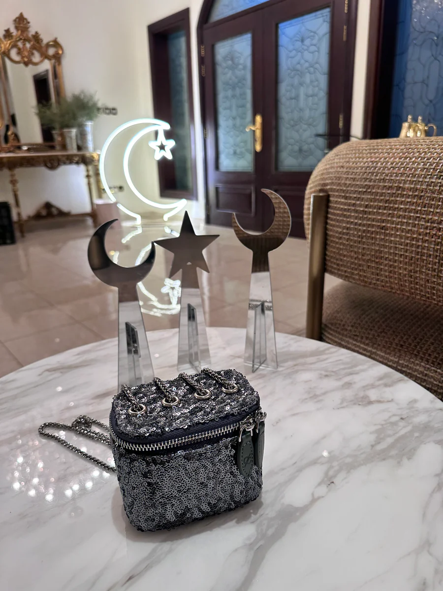 Clear Grey Mini Bag