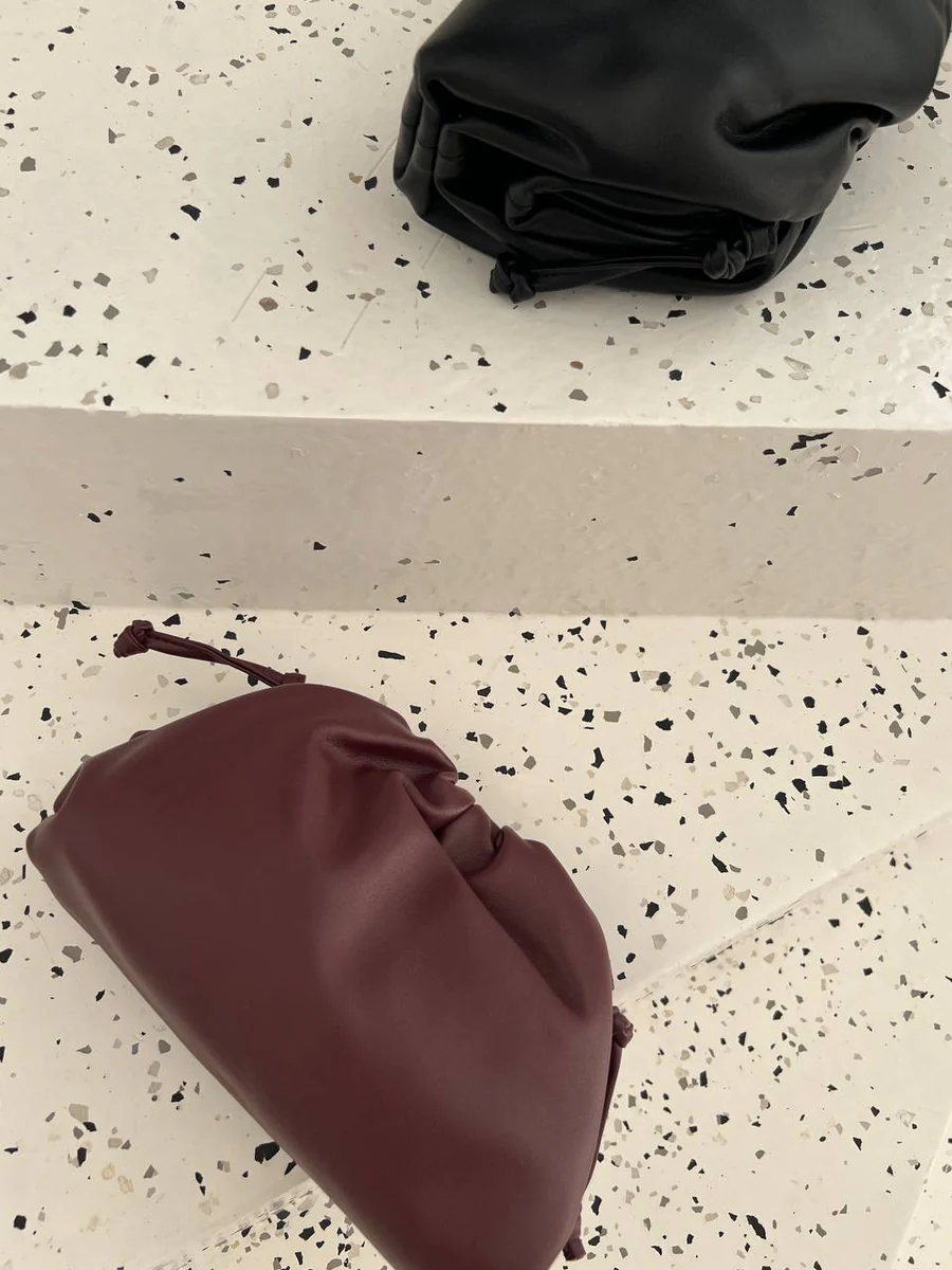 Bottega Pouch - Maroon