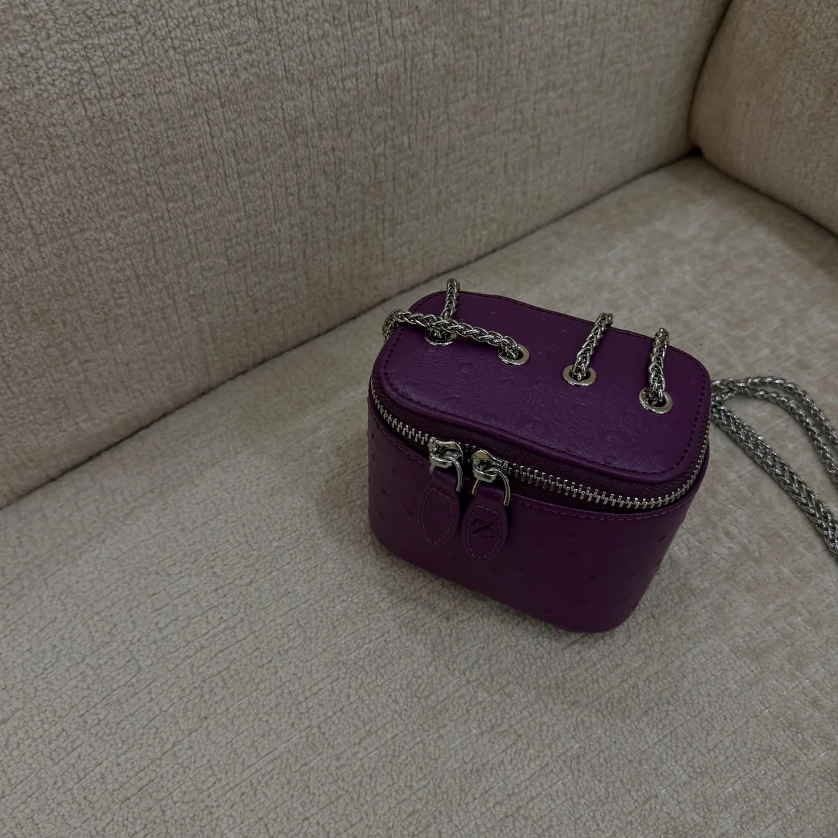 Ostrich Purple Bag