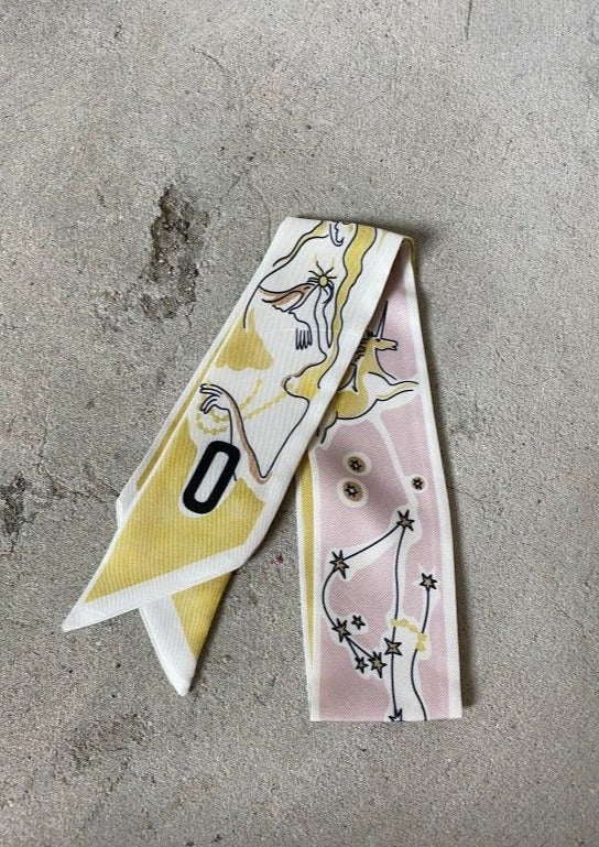 Clear Scarf O | Luxury Silk Scarf UAE – Clear UAE
